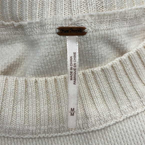 Free People Fairground Thermal Knit Sweater Top - Picture 8 of 10